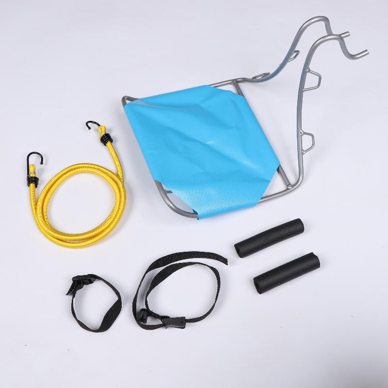 

Folding Bike Front Bag Carrier Bicycle Basket Metal Bike Basket Front Rack Carrier Panniers Bag Luggage Bicycle Accessories синий