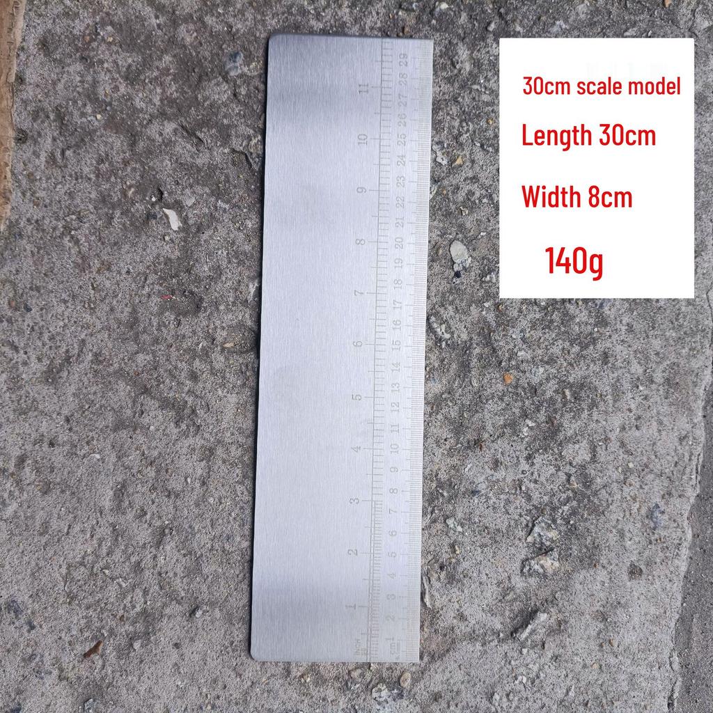 Stainless Steel Serrated Cake Scraper and Decorating Comb Tool