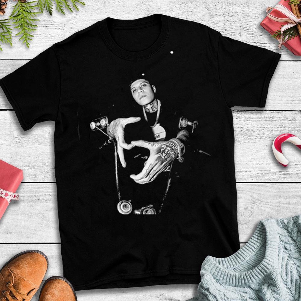 Vinatge Santa Fe Klan Shirt Short Sleeve Cotton Black All Size Adults Unisex T-Shirt XL