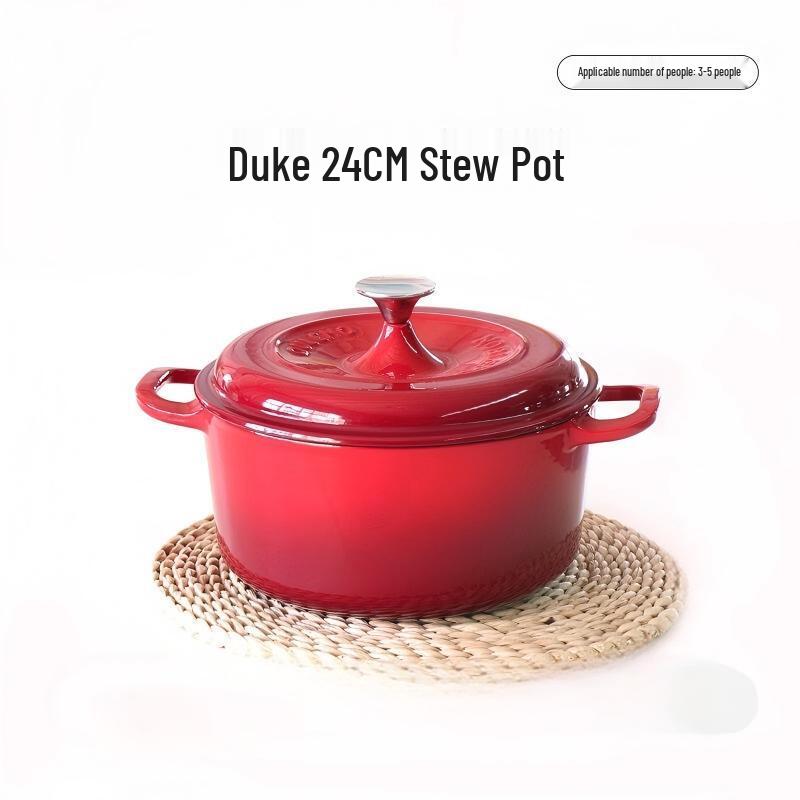 QULENO Duke Enamel Cast Iron Pot