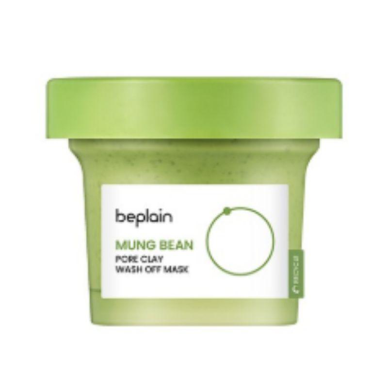 

Beplain Mung Bean Pore Tightening Clay Wash-Off Mask Korean K-Beauty Sebum Control Pack for Clear Smooth Skin 120ml