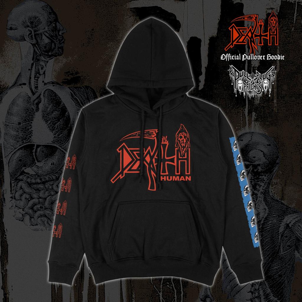 Death Human Hoodie Pullover Men Women Oversized American Death Metal Band Sweatshirt Streetwear Y2k Fleece Female Male Clothing