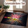 Custom Rug VfB Stuttgart FC Pattern Print Name Text Soft Non‑Slip Floor Carpet for Home Indoor Decoration