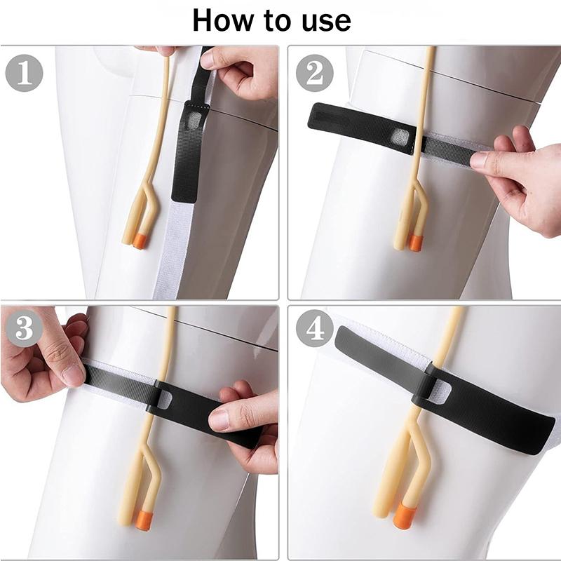 Unisex Urinary Drainage Fixation Strap Fixation Holder Catheter Strap Urine Bag Velcro Strap Leg Fixation Band
