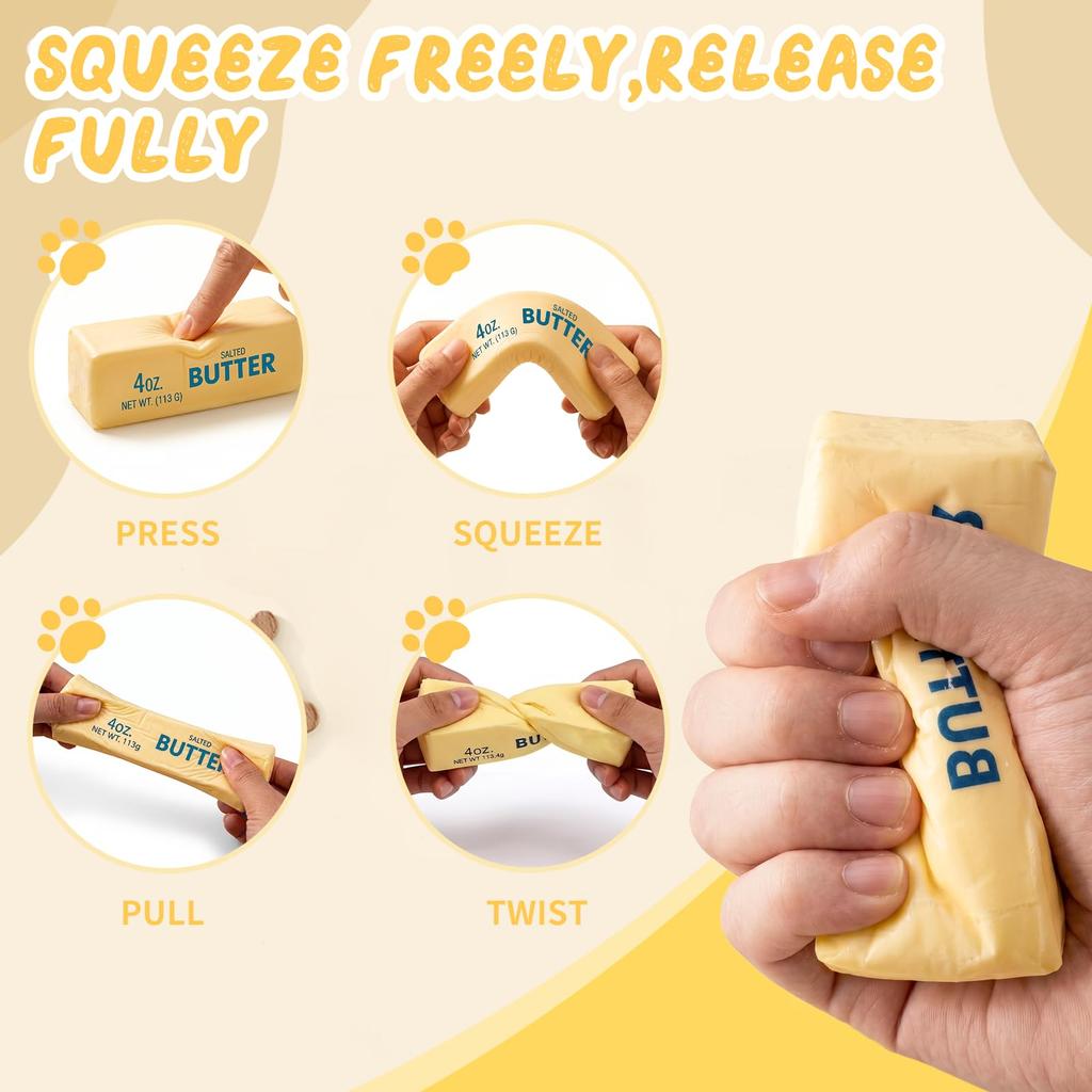 Butter Squishies Stick Slow Rise Squeeze Fidget Funny Stress Relief For Kids Birthday Party Favors Adults Gifts Fillers