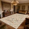 European Style Retro Living Room Carpet Decoration Bedroom Machine Washable Non-slip Bedside Rug Soft Fluffy Parlor Floor Mats