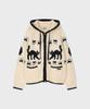 Fallett Cowichan Zip-Up Hoodie Ivory