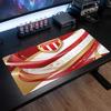 Tappetino Mouse Tema Monaco FC, Design Logo Calcio Tappetino Scrivania Gaming XXL Antiscivolo per Mouse del Computer