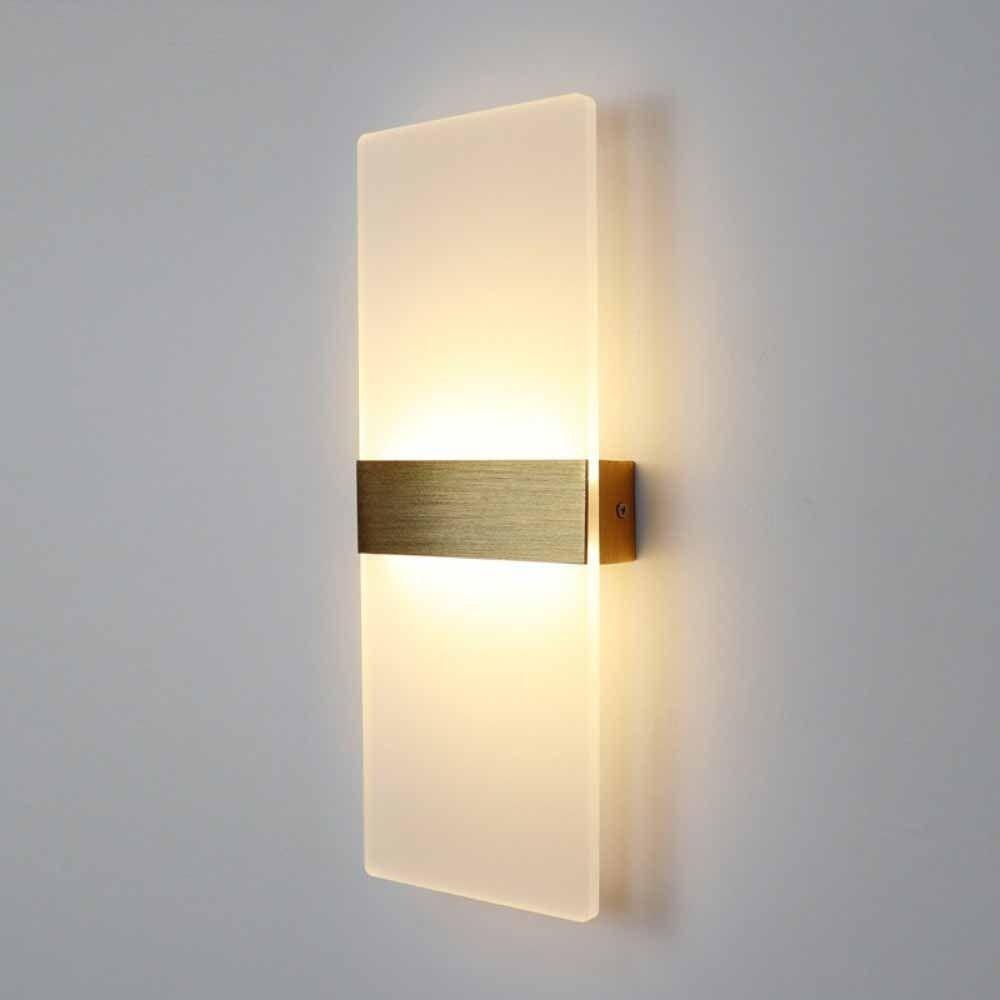 AC 220V Wall Sconce Lamp Acrylic Material Indoor Wall Light LED Wall Lamp  Balcony Lighting