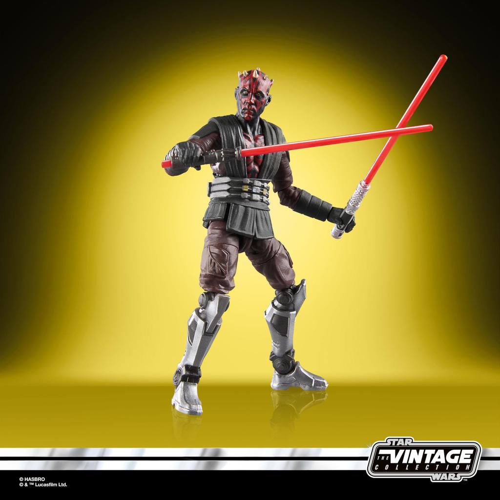 Hasbro Star Wars Vintage Collection Star Maul Shadow Lord Maul Premium Collectible Action Figure G2615 Authentic Wars 3.75-inch