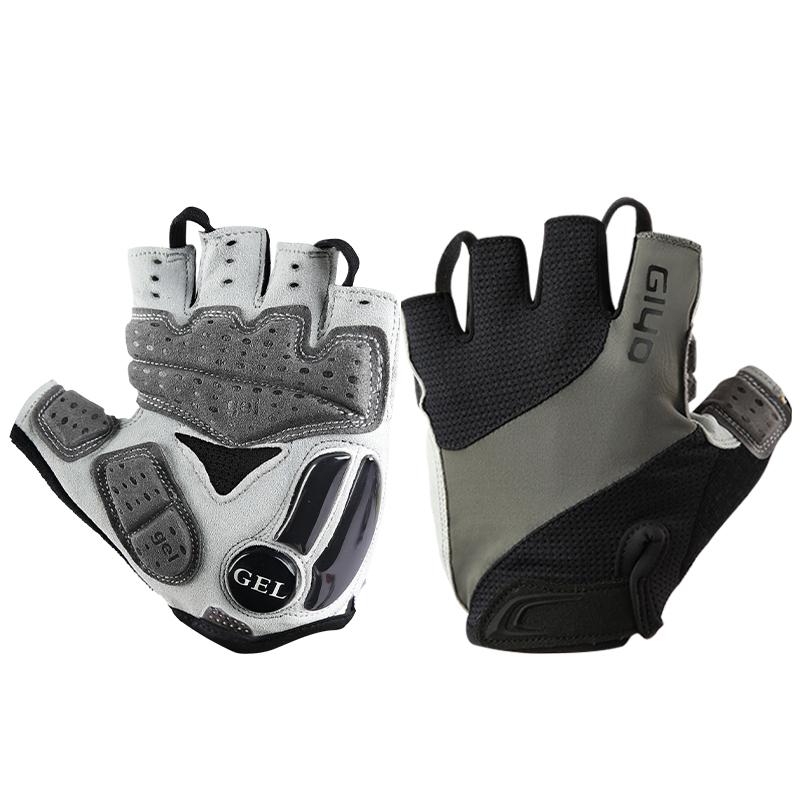 Guantes de Ciclismo Giyo sin Dedos Guantes de Medio Dedo para Bicicleta Tejido de Lycra Guantes Cortos Accesorios para Exteriores para Bicicleta de Montaña Bicicleta de Carretera