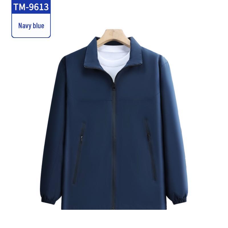 Custom Cultural Windbreaker: Color-Blocked Stand-Up Collar Jacket
