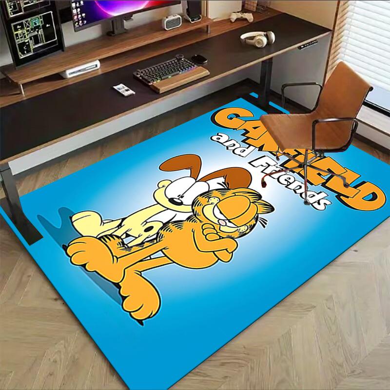 1pc Garfields Playful Pals Carpet for Playroom Bedroom Living Room Sofa Home Decor,kids Game Area Rug Non-slip Floor Mat Y72335