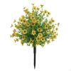 Artificial Flower Garden Stake Plant 24" Faux Greenery Shrubs for Outside Wedding