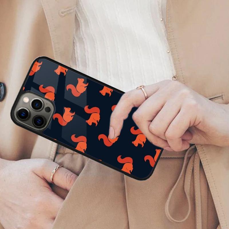 Cartoon Animal Squirrel Magnetic Phone Case For APPLE iPhone 17 Air 16 14 13 12 Pro Max 15 Plus Wireless Charge MagSafe Cover