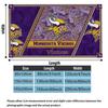 Minnesota Vikings Print Flanelovádeka Vysoká Kvalita Teplá Pohodlná Přikrývka pro Všechna Roční Období Perfektní jako Dárky Domácí Dekor