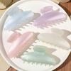 Hair Claw for Women, Semi-Transparent Pearlescent Tones Hair Clip, Large Size Back Head Hair Claw for Thick Long Hair