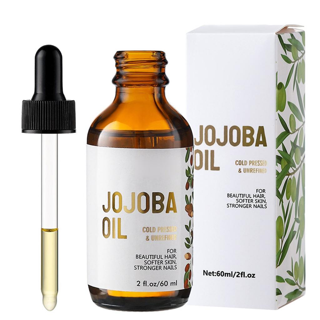 Jojoba Oil For Hair, Face & Skin, Gua Sha Oil For Face Massage & Dermaplaning 60ML