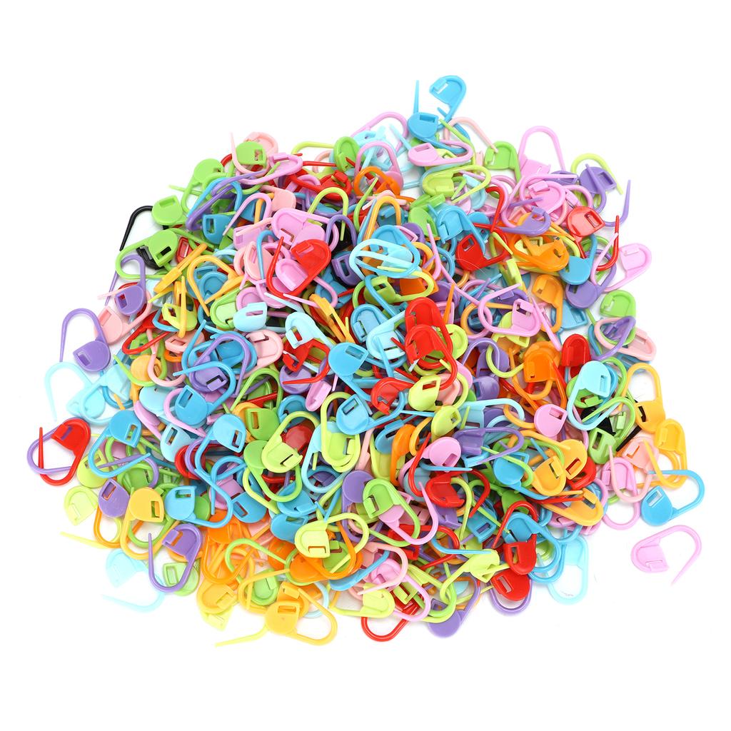 1000Pcs Knitting Markers Plastic Colorful Durable Crochet Clips for Knitting DIY Craft