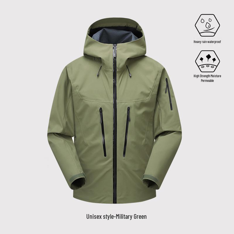 Bird's Style All-Weather Mountaineering Jacket: High Moisture and Vapor Permeability, Waterproof, Unisex for Couples
