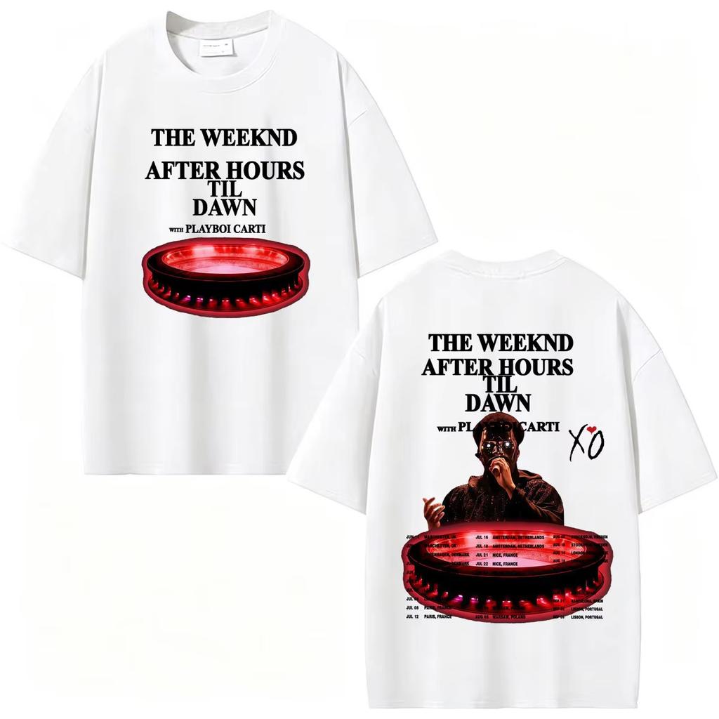 2026 Summer Hot Sale The Weeknd Xo After Hours Til Dawn Music Album T Shirt Men Women Hip Hop Streetwear Tee Breathable and Comfortable Clothes