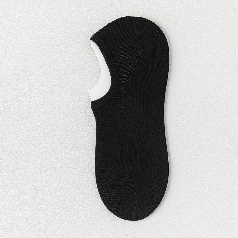 Female Summer Thin Style Pure Cotton Mesh Boneless Heel Shallow Mouth Invisible Socks