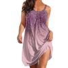 Women's Fashion Casual Loose Print Suspender Beach Sundress Loose Sleeveless Dress