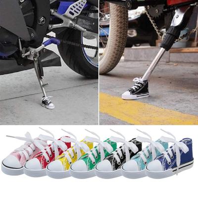 Housse de béquille amusante en forme de chaussure pour motos et vélos | Accessoire de support de pied unique