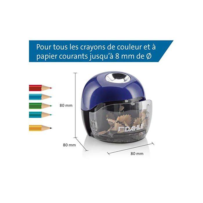 Taille-crayon électrique - DAHLE - 00250-16891 - Bac transparent - Lames opposées - Bleu