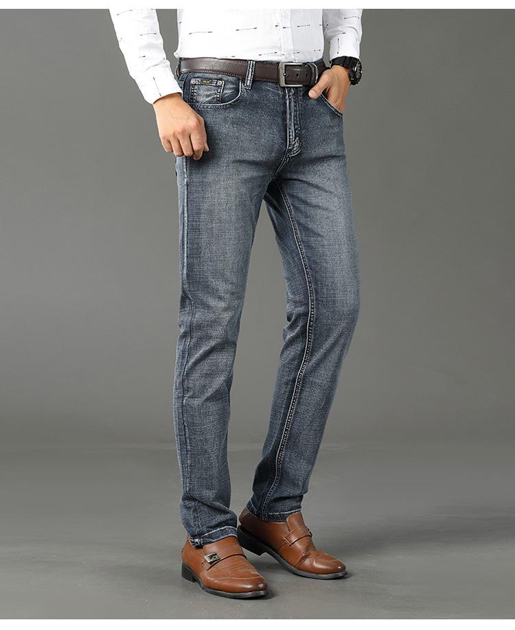 WthinLEE Herren Slim Straight Elastic Business Jeans