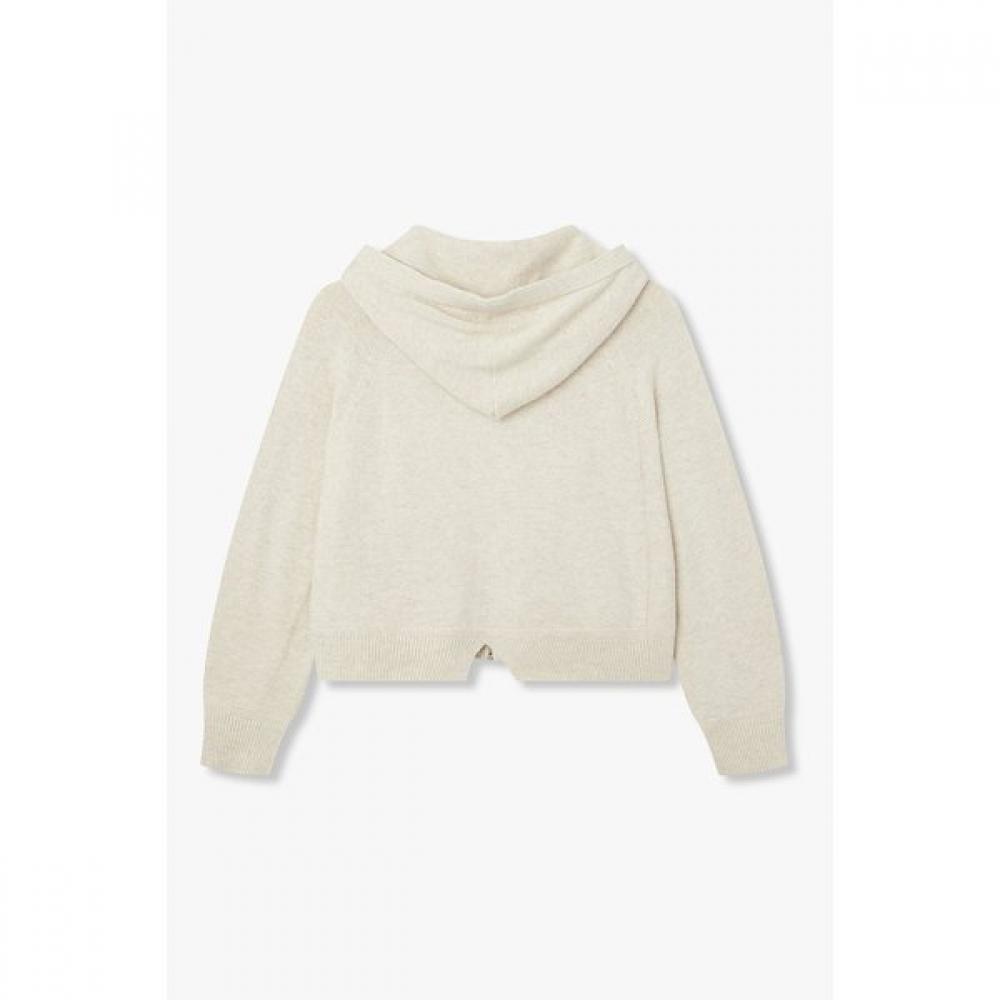VOV Angora Blend Hooded Zip Cardigan  7156150100 
