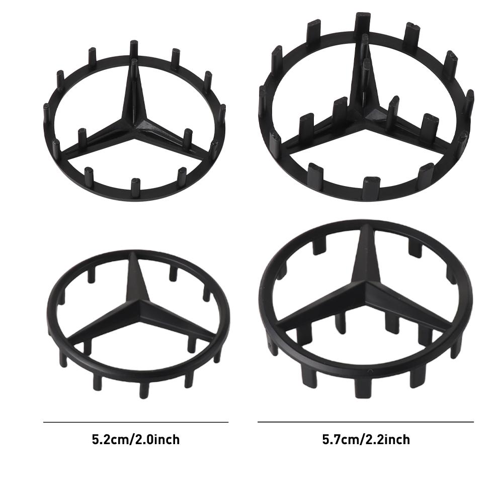 2025 Hot For Benz 52/58mm ABS Emblem Car Steering Wheel Cover Logo Sticker for Mercedes Benz W203 W206 W212 W167 W166 W247 C E G
