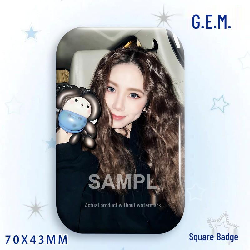 G.E.M. Concert Star Laser Acrylic Standee & Badge Set