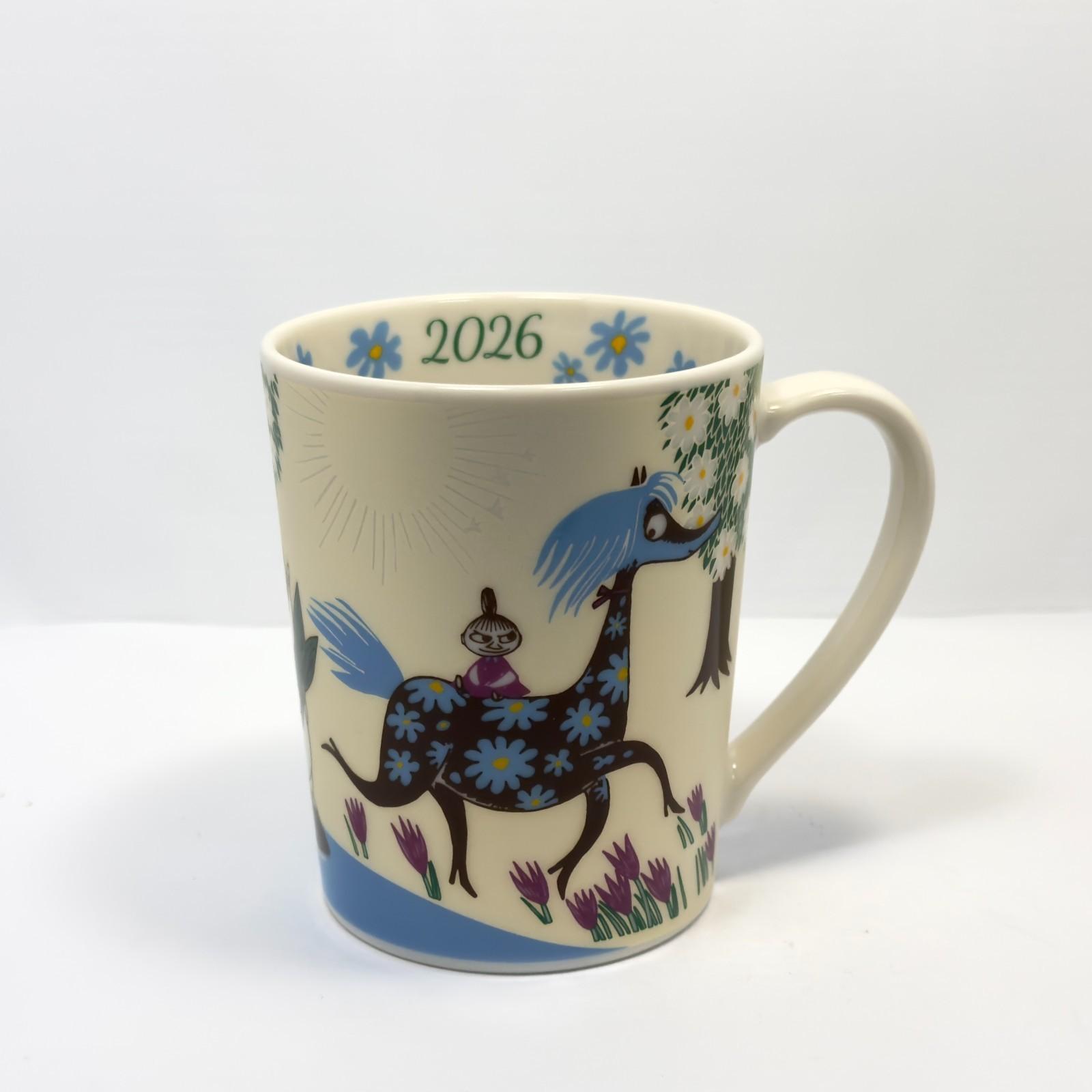 

Кружка 2026 року Мумі-тролі від Yamaka Shoten, зроблено в Японії M білий