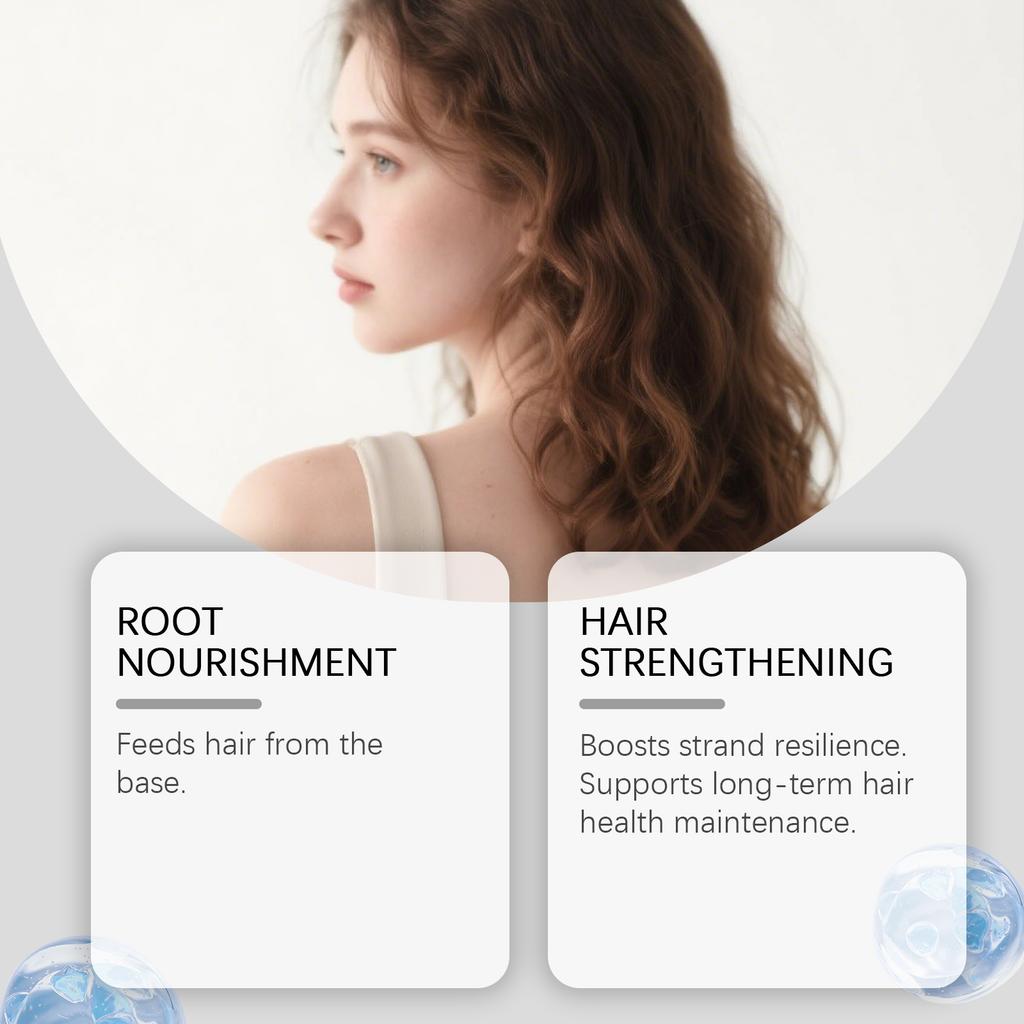 Rosemary Roll-On Hair Essence, Lightweight Nourishing Daily Care
