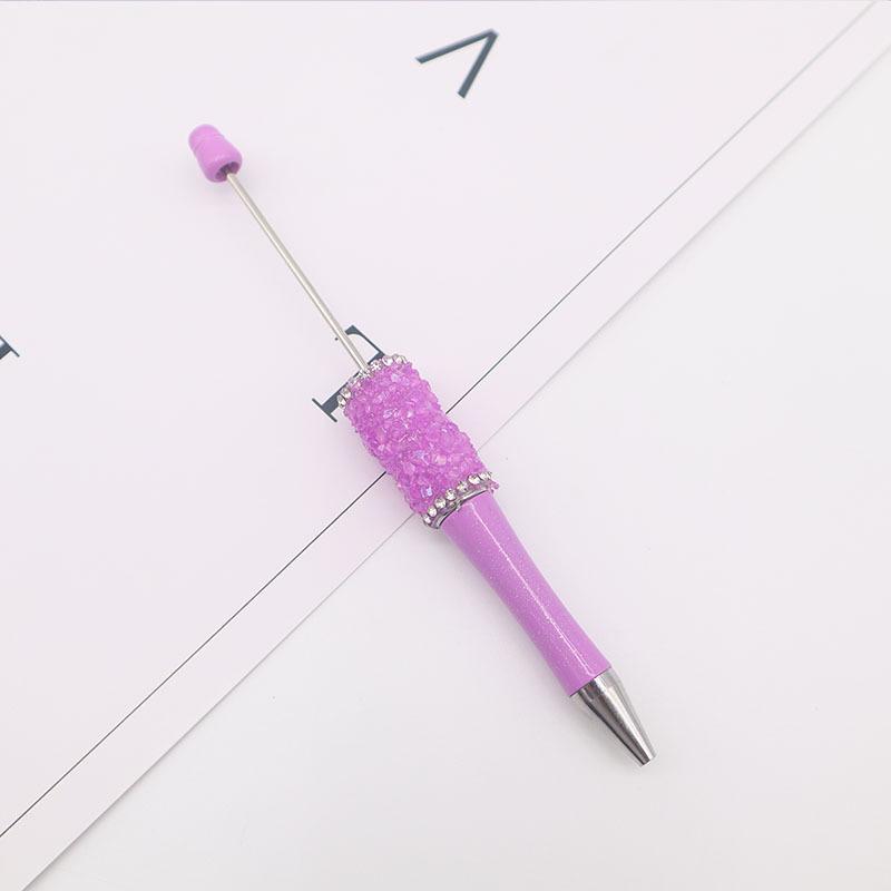 High-Quality Handmade Rhinestone Bead Stringing Pen - Cute Crystal Design for Labeling
