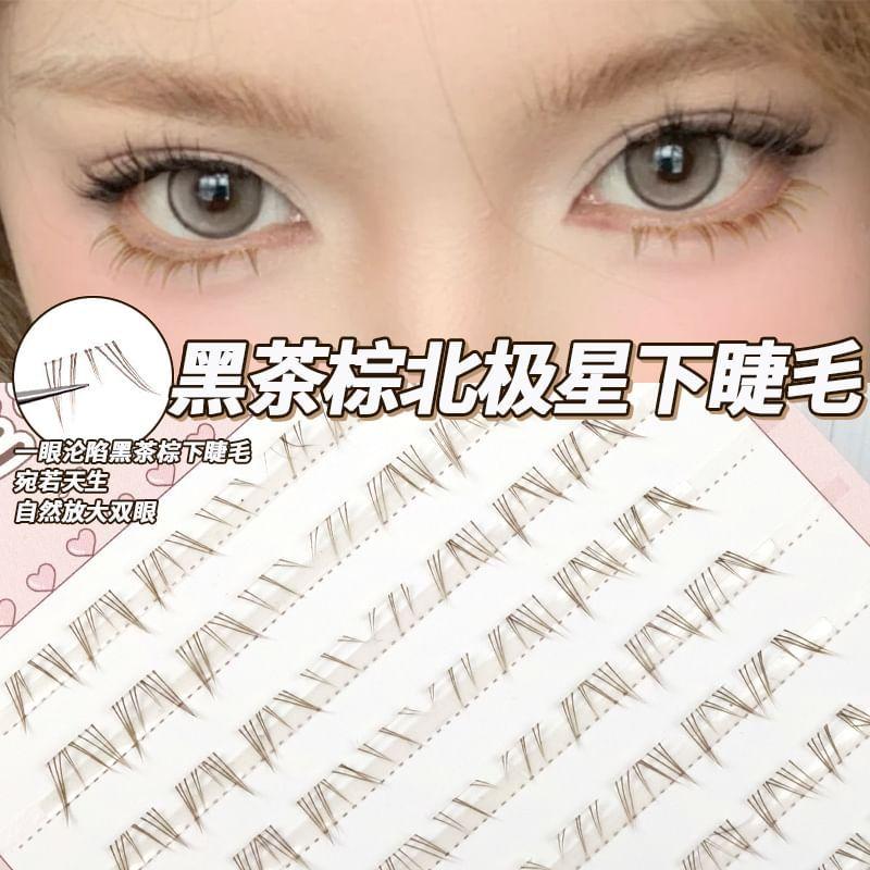 SIDIT - Natural Wispy Colored Lower Cluster False Eyelashes