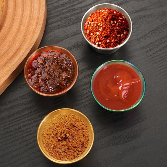 Polished Stackable Sauce Dish 304 Stainless Steel One-piece Design Seasoning Cup