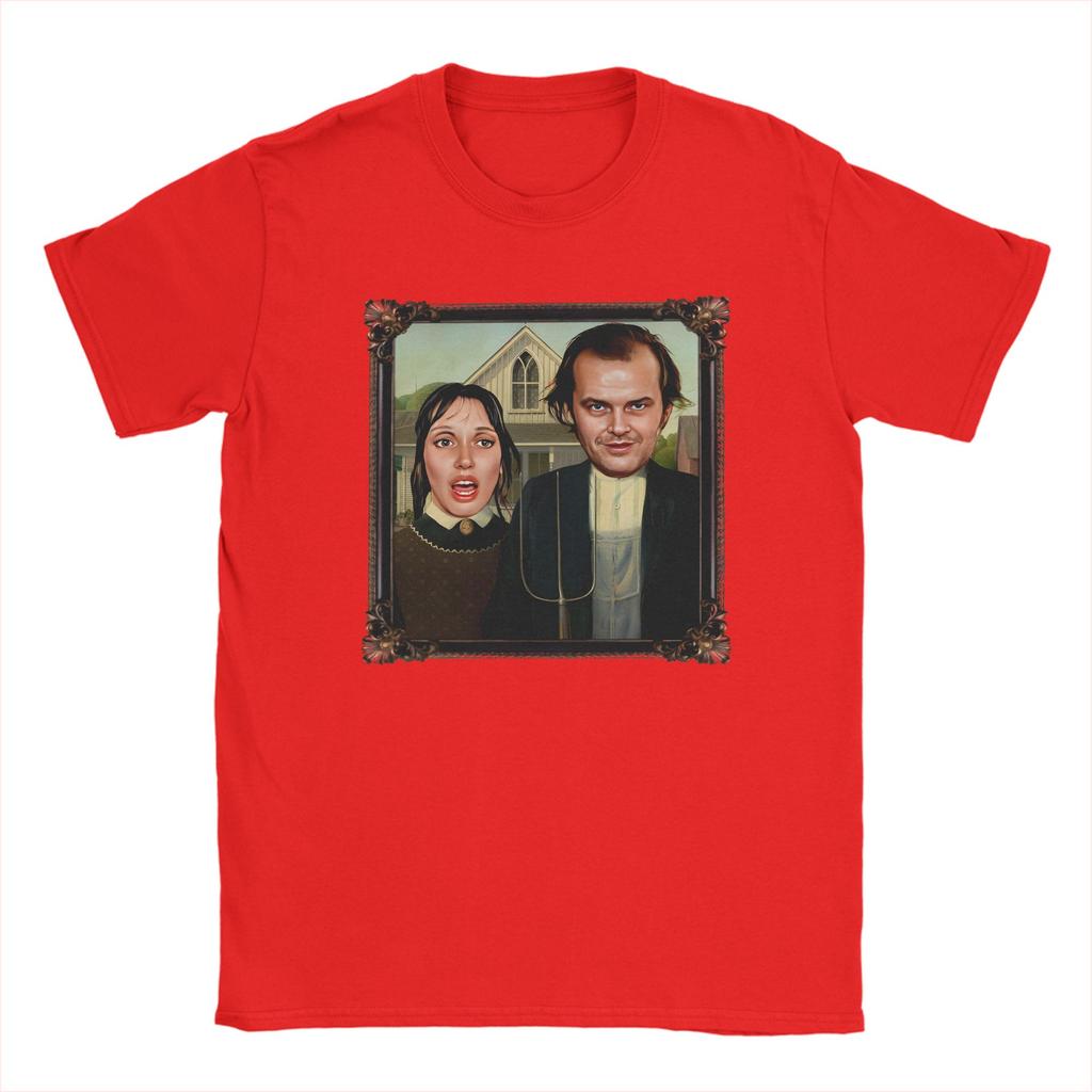 The Shining Tshirts Unisexs Cotton Clothing Funny Horror Movie Oneck Short Sleeve