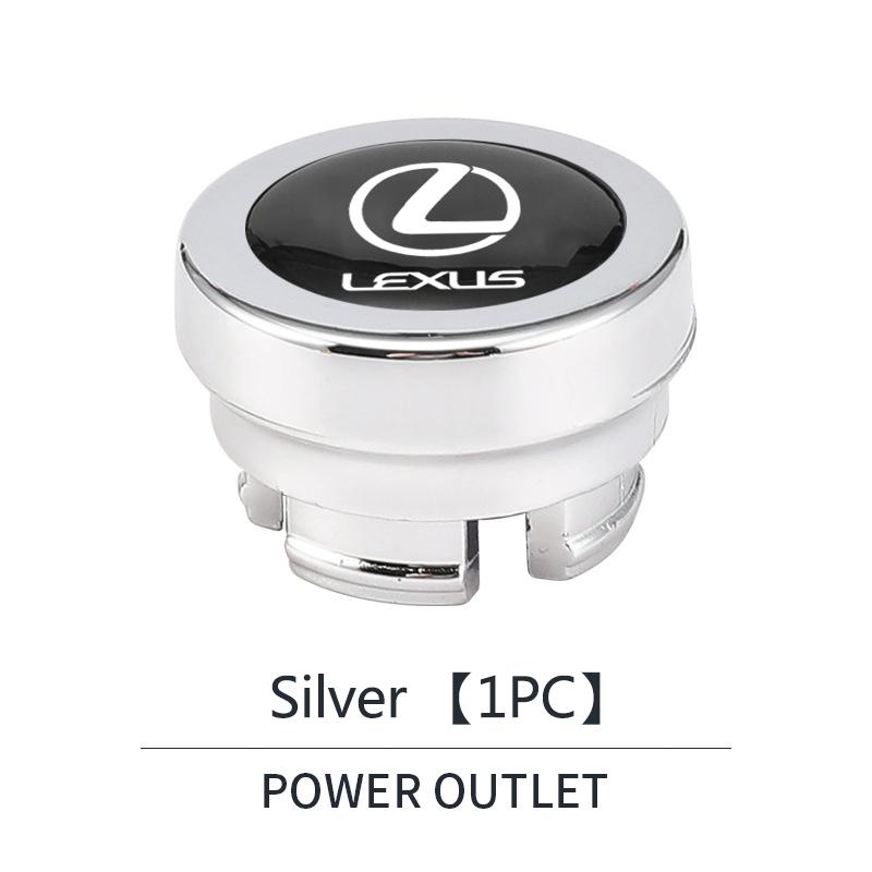 Car Cigarette Lighter Cover Button Protective Anti Dust Cap For Lexus IS250 Ct200h LS430 LX570 NX300h IS300h RX330 ES300h UX250h AEJ1