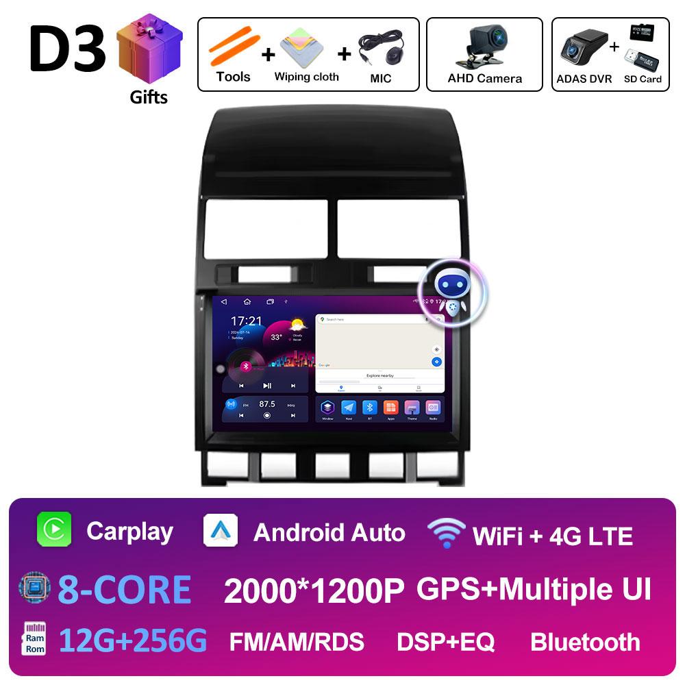 Wireless Carplay For Volkswagen Touareg GP 2002 2003 2004 2005 2006 2007 - 2010 Android Intelligent System Bluetooth Accessories