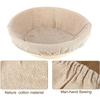 3/4Pcs Bread Basket Liner Cloth Set 9/10Inch Round Dough Fermentation Cloth Liner Baking Dough Basket Cover DIY Baking Tools