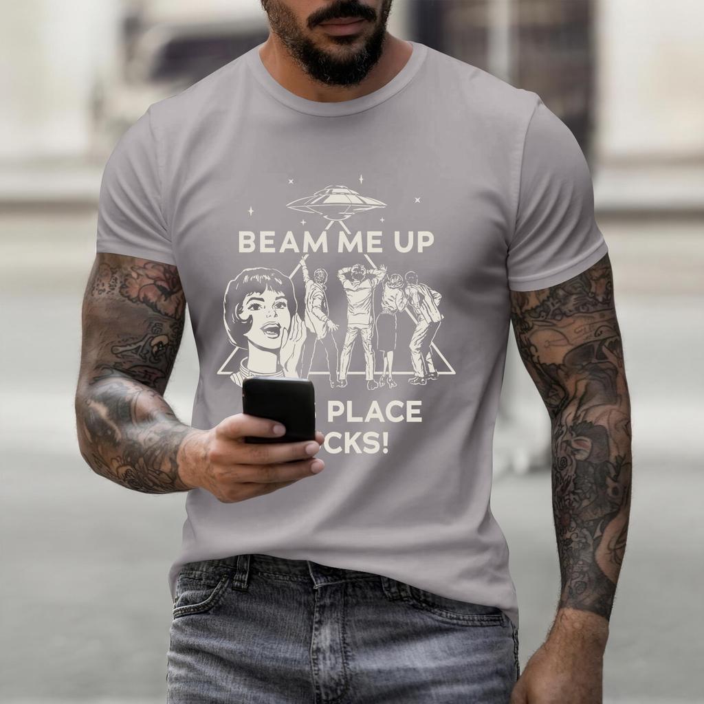 Mode Rundhals Raglan Kurzarm Arbeitskleidung Bedruckte Oberteile Damen Sommeroberteile