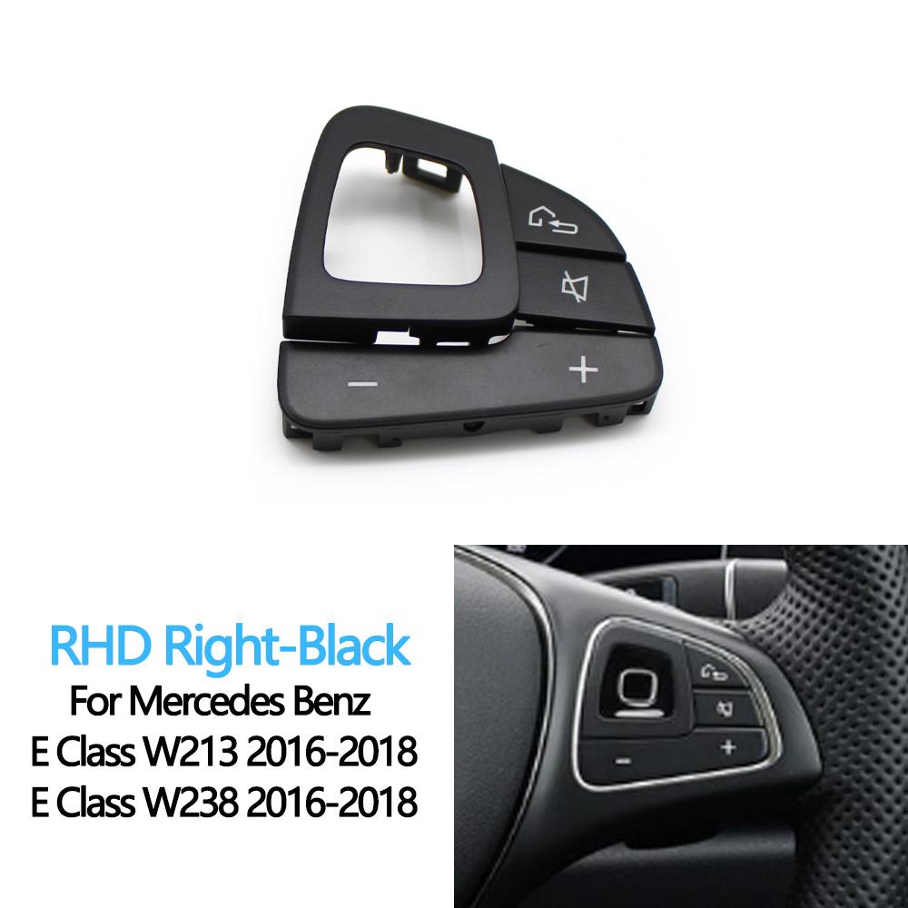 Multifunktions-Lenkrad-Schalter-Knopfabdeckung Links Rechts Lautstärkeregelung für Mercedes Benz E-Klasse W213 Limousine W238 Coupe