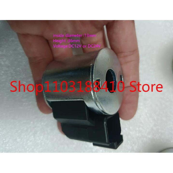 Vysoce kvalitní hydraulická solenoidová cívka 12V 24V 4304012 4304024 4303624 4303612 Vnitřní průměr 13 mm Výška 36 mm
