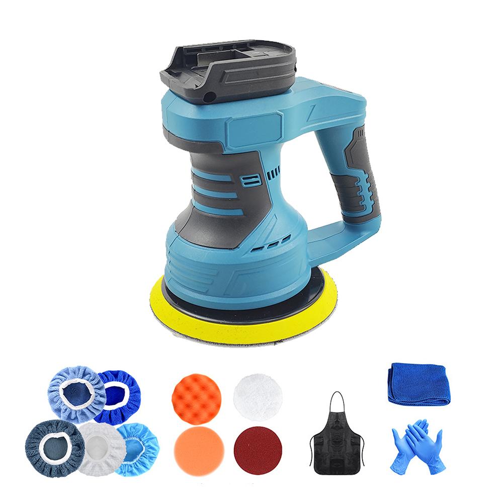 8Gears 150MM Electric Car Polisher Auto Polishing Wax Power Tool Sanding Rust Removal Machine For Makita 18V Battery Pin