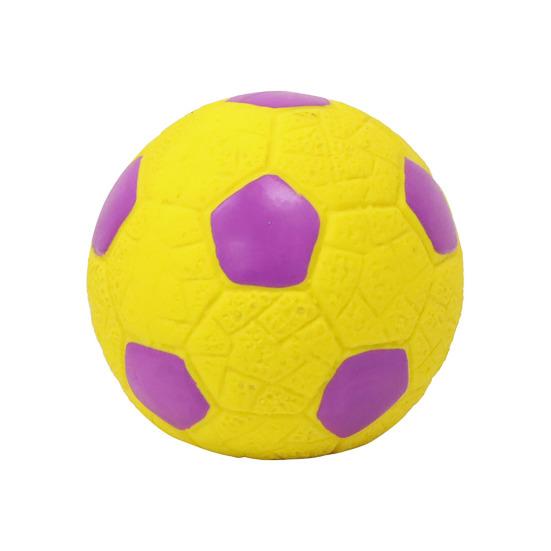 Sports Ball Dog Chew Toy Bite Resistant Boredom Stress Relief Squeaky Latex Football