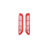 2PCS For Kia EV5 2024 2025 Left-hand Drive Car Tuning Carbon Fiber Front Upper Vent Cover Trim Car Interior Accessories