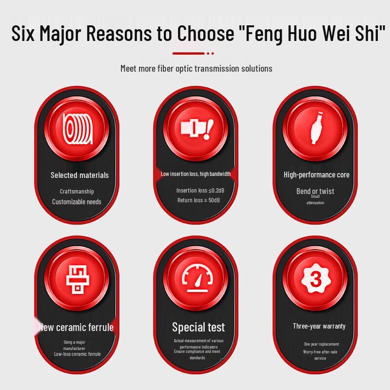Fenghuoweishi Fiber Optic Patch Cord
