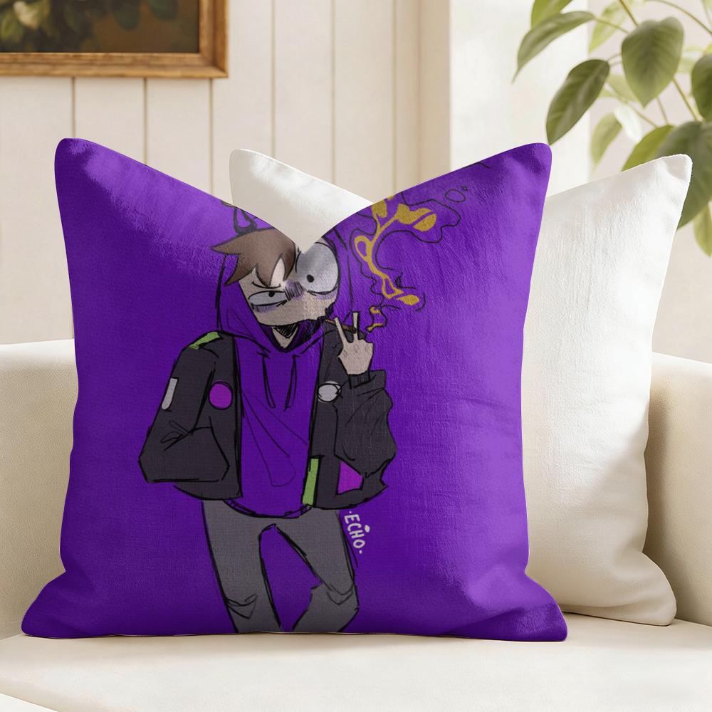 Rapper Tthasup Cushion Cover Natural Linen Double Sided Print Throw Pillow Case for Sofa Couch Home Decor